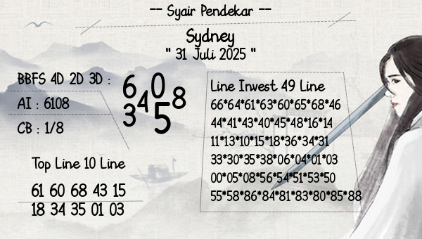 Syair Pendekar - Sydney